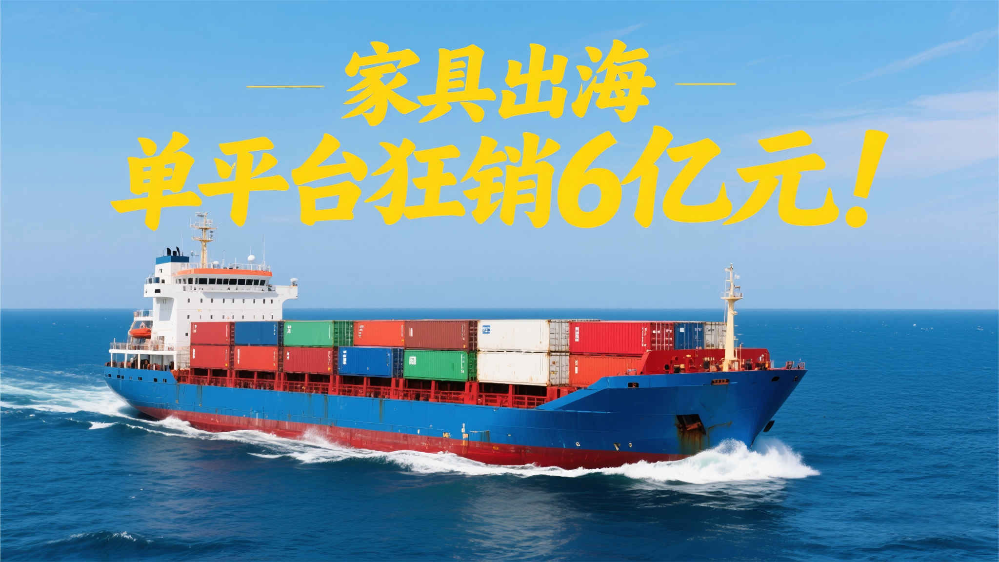 单平台狂销6亿元!浙江家具跨境“隐形军团”曝光